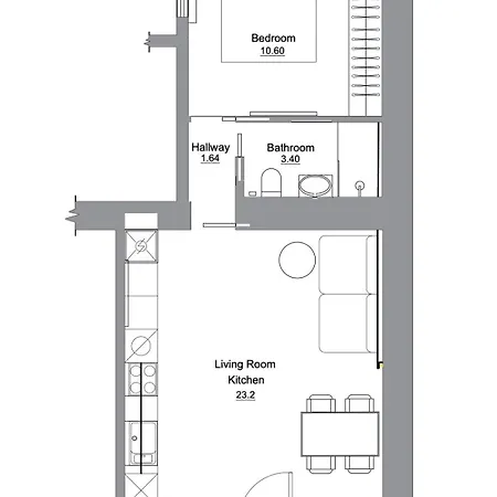 Price Vs Quality - Fully Equipped & Renovated 1br Montenero - Centre * 올비아